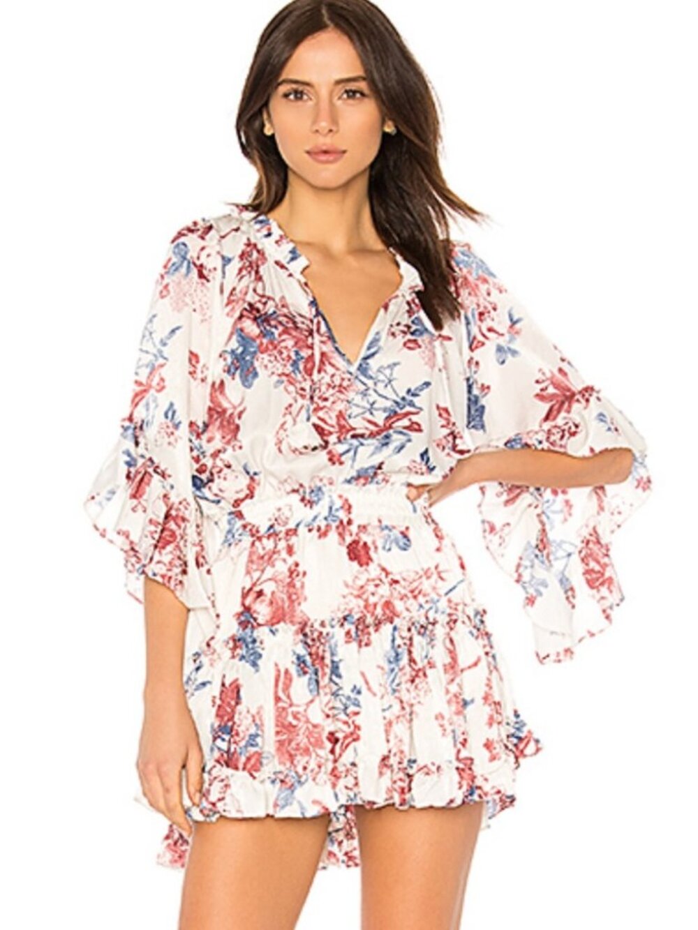 Misa Los Angeles- Cecilia Floral Mini Dress - XS